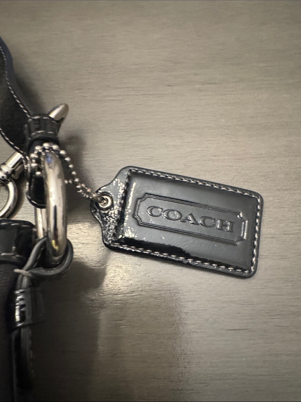 Coach Black Signature Jacquard Shoulder Bag - Picture 2 of 4